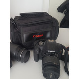 Vendo Máquina Canon T7 + Lentes 18-55/lente 75-300/ Flash 
