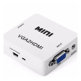 Adaptador Conversor Vga Análogo A Hdmi Digital 1080p + Audio