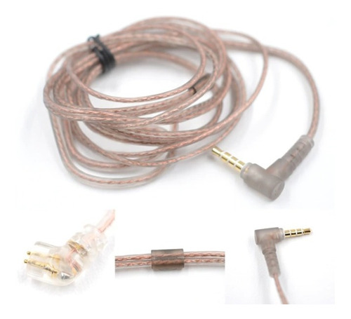 Cable Audifonos Kz Pin C Sin Mic - Zsn Zs10 Pro  Zsx Zax Dq6