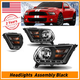 For 2010-2014 Ford Mustang Headlight Lamp Left Right Dri Aab