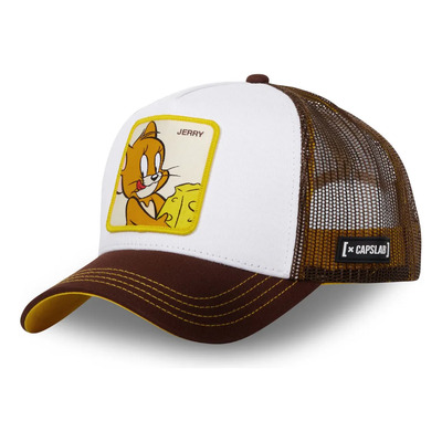 Gorra Capslab Tom & Jerry Café con Amarillo y Blanco | Envío gratis