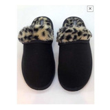 Pantufla Chinela Mujer Invierno Con Piel