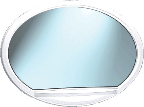 Peinador Baño Con Espejo Oval Horizontal Repisa 69x50x4