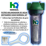 Filtro Ablandador Antisarro Vaso 10  Hidroquil Tanque Verde