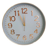 Reloj De Pared, Analógico 31,5 Cm, Diámetro, Pvc - 12988