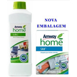 Kit Lavagem A Seco Loc Multiuso + Sa8 Alvejante Amway Home- 