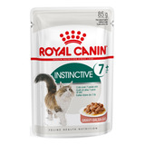 Royal Canin Pouch Gato Instinctive 7+ Caja X 12 Unidades