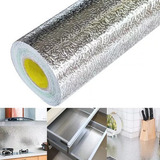 Papel Vinilo Autoadhesivo Impermeable De Aluminio Tira 3 M2.