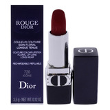 Lápiz Labial Dior Rouge Dior Velvet 720 Icone 3,5 Ml Para Mu