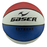 Balón Basketball Extreme Multicolor No. 7 Gaser Color Azul/blanco/rojo