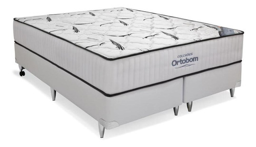 Cama Box E Colchão Highfoam King (186x198) - Ortobom