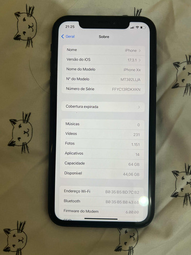 iPhone XR 64gb Impecável Usado