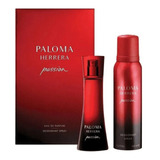 Estuche Mujer Paloma Herrera Passion Perfume + Deo Regalo