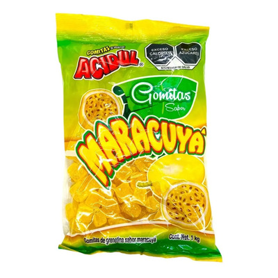 Acidul Gomitas Sabor Maracuya Bolsa De 1kg Lo Mas Rico | MercadoLibre