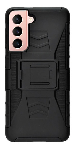 Funda Uso Rudo + Clip Para Samsung Galaxy Anticaidas