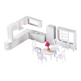 1:25 Muebles De Cocina Sillas Pequeña Sala Modelo Niños