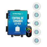 Kit 5 Led Piscina Pratic Smd Sodramar 9w + Central Touch 110v/220v