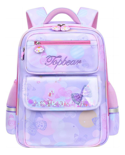 Bonita Mochila Escolar Para Niña Para Grados 1-6 Nueva 2024