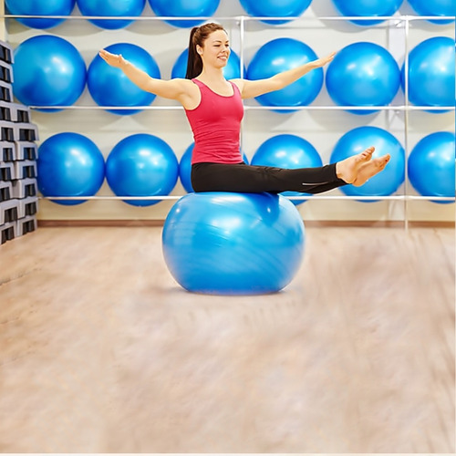 Bola Exercícios Suíça Yoga Pilates Alongamento Treino 75cm