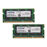 Memória Crucial 16gb (2 X 8gb) 204-pin Ddr3 So-dimm Ddr3l 