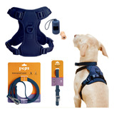 Correa Porta Bolsas Arnes Collar Perro Peps Kit De Paseo