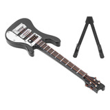 Guitarra Modelo Miniatura Madera Simulación Eléctrica Musica