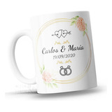 Taza Personalizada Casados Aniversario C Nombre Regalo V Mod