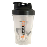 Shaker Sportlab 400 Ml Con Esfera Mezcladora Libre De Bpa Color Transparente