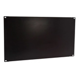 Frente Falsa Altura 6u Para Rack Servidor 19'' Preta Lisa