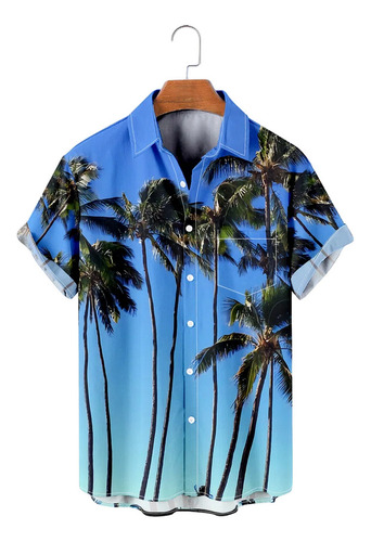 Rt Camisa Hawaiana Unisex Coconut 4 Element, Camisa De