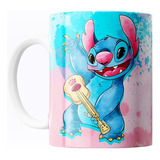Taza De Cerámica Diseño De Stitch Disney 11oz