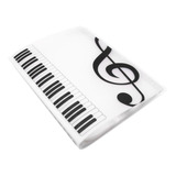 Folder Music Folder Holder, Tamaño A4, 40 Páginas (blanco)