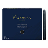 Waterman Repuesto Para Pluma Cartuchos Tinta Negro 16 Un