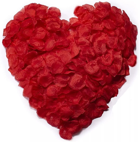 Petalos De Rosa Rojos San Valentin Enamorados X 300 Unidades
