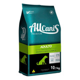 Ração Allcanis Premium Cães Adultos Frango Carne Arroz 10kg