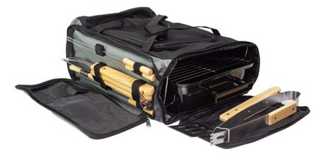 Set Bolso - Cooler - Parrilla - Herramientas