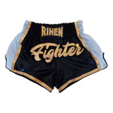 Shorts Rihen Kick Boxing Muay Thai Box Fighter Tailandia 