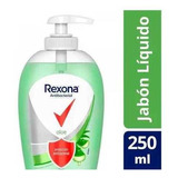 Jabon Liquido Antibacterial Rexona Aloe X250ml