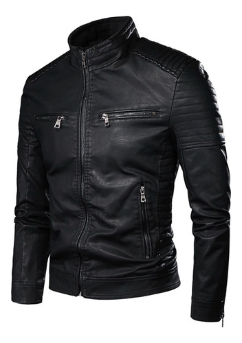 Campera Eco Cuero Talles Especiales Hombre