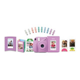 Camara Fujifilm Instax Mini 7+ Kit Purpura Set Accesorios