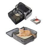 Caja De Arena Portátil Para Gatos Caja De Arena De Viaje Con