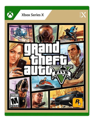 Grand Theft Auto V  Gta 5 Xbox Series X Novo Midia Fisica