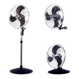 Ventilador 3 En 1 Brisa Po-20 Cromo Con 3 Aspas De  Aluminio, 20  De Diámetro 127 v