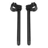 Clip-ons Cnc 33mm Negro Universal De Manillar De La