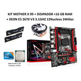 Kit Gamer Machinist+xeon 2670v3 3.1ghz+16gbram+disipador New