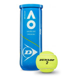 Pelotas De Tenis Dunlop Australian Open X3