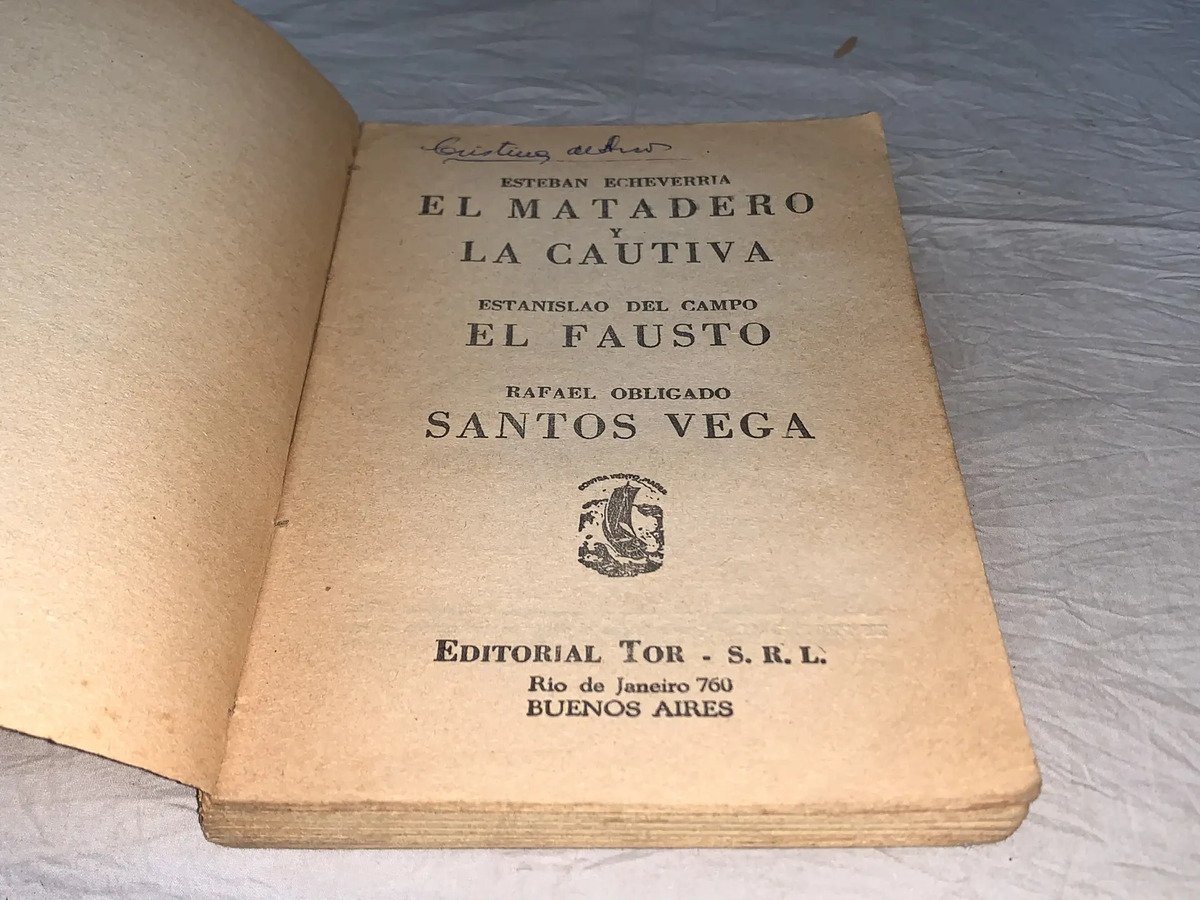 El matadero y La cautiva