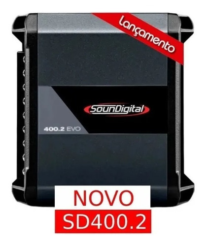Modulo Amplificador Soundigital Sd400.2d 400w Rms 2 Canais