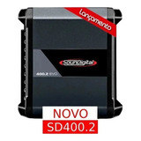 Modulo Amplificador Soundigital Sd400.2d 400w Rms 2 Canais