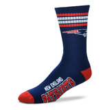 Calceta Nfl 4 Stripes Deuce Infantil Unitalla Patriots